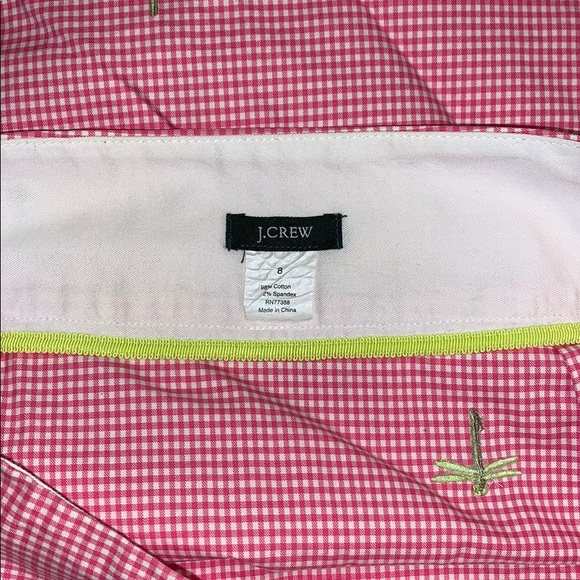 EUC J. Crew Pink/White Dragonfly Skirt - Picture 4 of 4